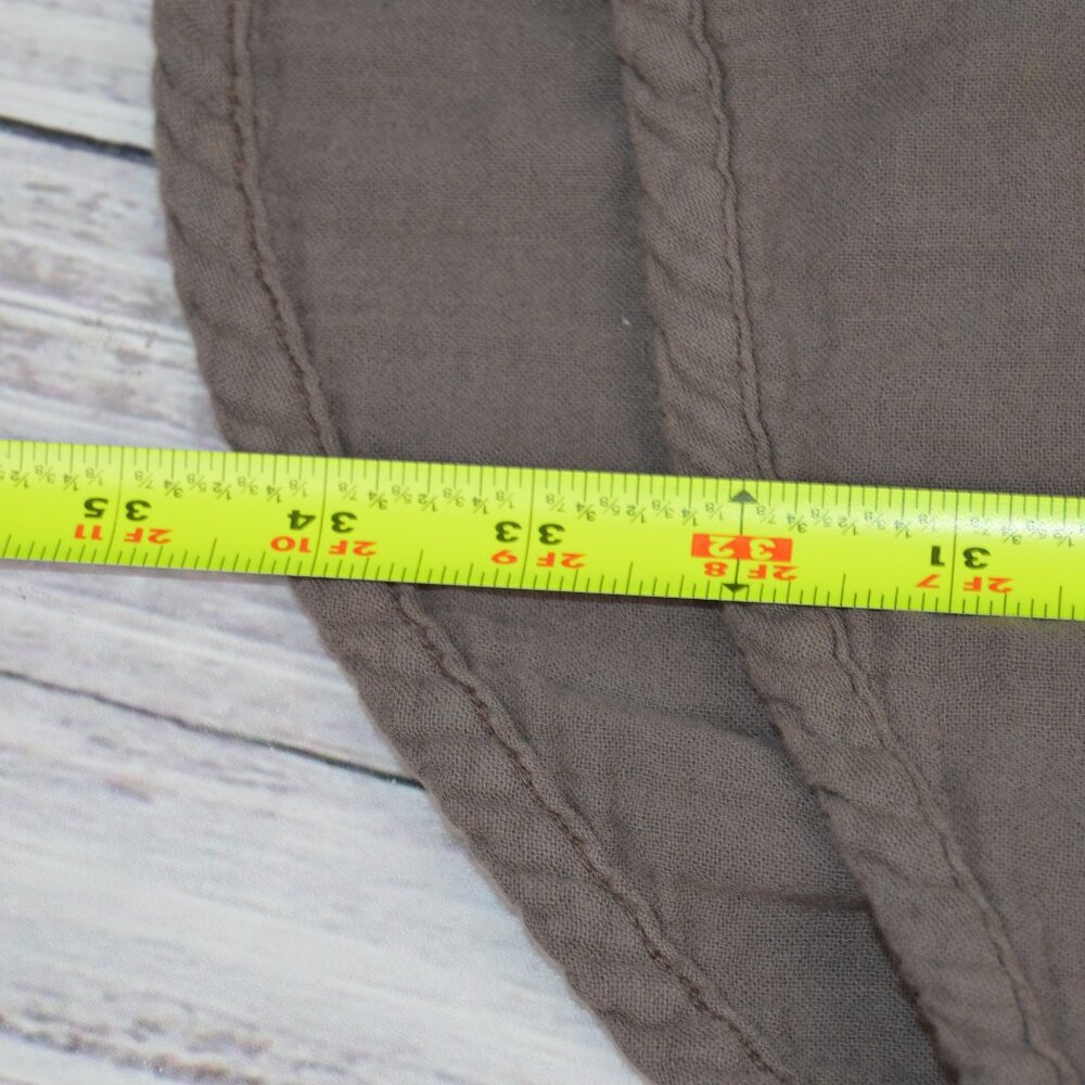 Parachute 100% Cotton Sleep Shirt In Grey Color Womens Sz Large READ Stains - Picture 11 of 12